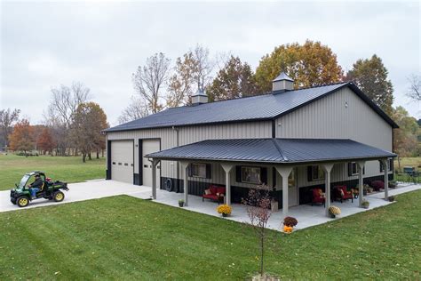 pole barn house metal building|morton buildings barn with apartment.